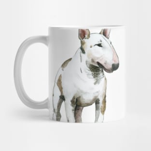 Miniature Bull Terrier Watercolor - Dog Lovers Mug